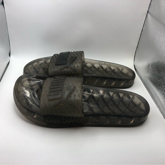 puma jelly slides clear